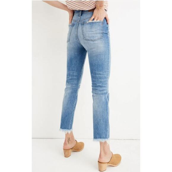 MADEWELL $115 The Perfect‎ Vintage Jean Parnell Wash Comfort Stretch Size 28 - Picture 2 of 6